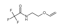 2,2,2-trifluoro-N-[2-(vinyloxy)ethyl]acetamide结构式