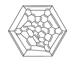 富勒烯-C76结构式