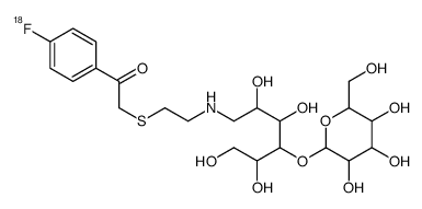 N-lactitol-S-(fluorophenacyl)cysteamine Structure
