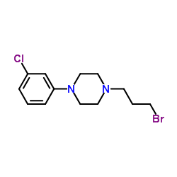 1-(3-Bromopropyl)-4-(3-chlorophenyl)piperazine结构式