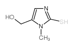 (2-Mercapto-1-methyl-1H-imidazol-5-yl)methanol Structure