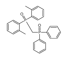 1-[diphenylphosphorylmethyl-(2-methylphenyl)phosphoryl]-2-methylbenzene结构式