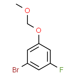 1-Bromo-3-fluoro-5-(methoxymethoxy)benzene Structure