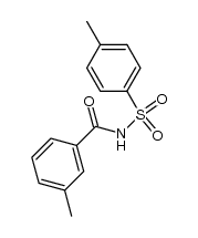 N-[(4-Methylphenyl)sulfonyl]-3-methylbenzenecarboxamide结构式