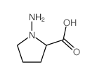 L-Proline, 1-amino- Structure