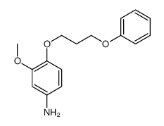 3-methoxy-4-(3-phenoxypropoxy)aniline结构式