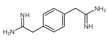 2-(4-甲脒基甲基苯基)-乙脒结构式