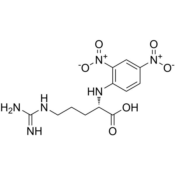 Nα-(2,4-Dinitrophenyl)-L-arginine Structure