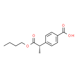 Benzeneacetic acid, 4-carboxy--alpha--methyl-,-alpha--butyl ester, (S)- (9CI) Structure