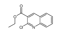 2-Chloro-3-quinolinecarboxylic acid ethyl ester Structure
