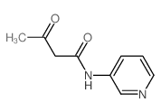 3-氧代-N-吡啶-3-基丁酰胺结构式
