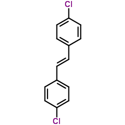 1,2-bis-(4-Chlorophenyl)ethylene Structure