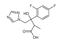 (αR,βR)-β-(2,4-Difluorophenyl)-β-hydroxy-α-methyl-1H-1,2,4-triazole-1-butanoic Acid structure