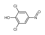 2,6-dichloro-4-nitroso-phenol Structure