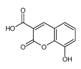 8-hydroxy-2-oxochromene-3-carboxylic acid结构式
