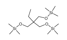 5-Ethyl 2,2,8,8-tetramethyl-5-[[(trimethylsil)oxy]methyl]-3,7-dioxa-2,8-disilanonane结构式