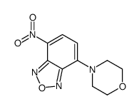 4-Morpholin-4-yl-7-nitro-benzo[1,2,5]oxadiazole结构式