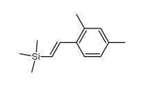2,4-dimethyl-1-[(E)-2-trimethylsilylethenyl]benzene Structure