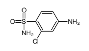 4-氨基-2-氯苯磺酰胺结构式