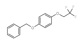 1-苄氧基-4-(2,2,2-三氟乙氧基)苯结构式