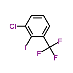 1-Chloro-2-iodo-3-(trifluoromethyl)benzene Structure