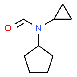 Formamide, N-cyclopentyl-N-cyclopropyl- (9CI) structure