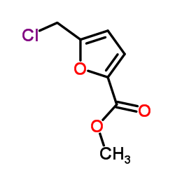 5-(氯甲基)2-呋喃甲酸甲酯结构式