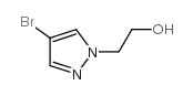 2-(4-溴-1H-吡唑-1-基)乙醇结构式