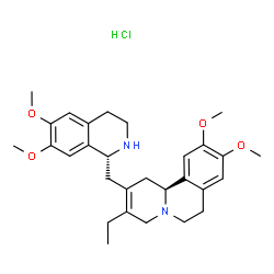 Emetan, 2,3-didehydro-6',7',10,11-tetramethoxy-, dihydrochloride结构式