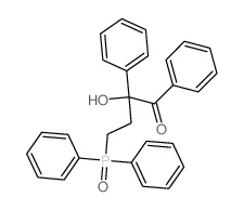 Benzoin, a-[2-(diphenylphosphinyl)ethyl]-(8CI) Structure
