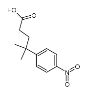4-Methyl-4-(p-nitro-phenyl)valeriansaeure结构式