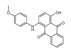 1-羟基-4-[(4-甲氧基苯)氨基]-9,10-蒽二酮结构式