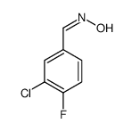 (NE)-N-[(3-chloro-4-fluorophenyl)methylidene]hydroxylamine Structure