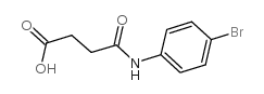 4-[(4-溴苯基)氨基]-4-氧代丁酸结构式