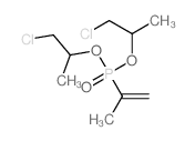 Phosphonic acid,(1-methylethenyl)-, bis(2-chloro-1-methylethyl) ester (9CI)结构式