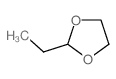 2-Ethyl-1,3-dioxolane结构式