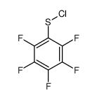 Pentafluorobenzenesulfenyl chloride Structure
