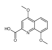4,8-二甲氧基喹啉-2-羧酸结构式