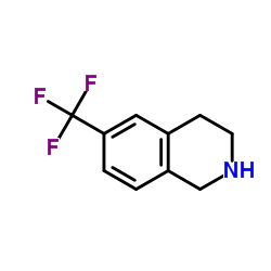 6-(三氟甲基)-1,2,3,4-四氢异喹啉结构式