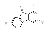 9H-Fluoren-9-one,1,3,7-trifluoro- Structure