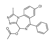 4-Acetoxy Alprazolam Structure