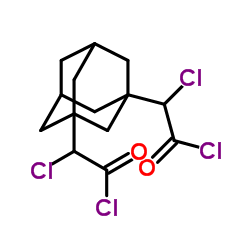 1,3-adamantanediacetyl dichloride Structure