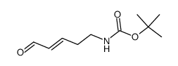Carbamic acid, (5-oxo-3-pentenyl)-, 1,1-dimethylethyl ester (9CI)结构式