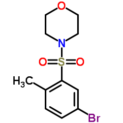 4-(5-bromo-2-Methylphenylsulfonyl)Morpholine Structure