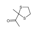 Ethanone, 1-(2-methyl-1,3-dithiolan-2-yl)- (9CI)结构式