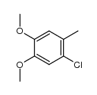 1-methyl-4,5-dimethoxy-2-chlorobenzene Structure