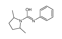 2,5-dimethyl-N-phenyl-pyrrolidine-1-carboxamide structure