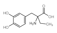 rac a-Ethyl DOPA Structure