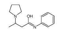 2-Methyl-2-(1-pyrrolidinyl)-N-phenylpropionamide结构式