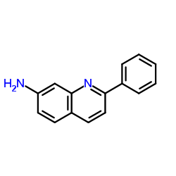 2-Phenyl-7-quinolinamine Structure
